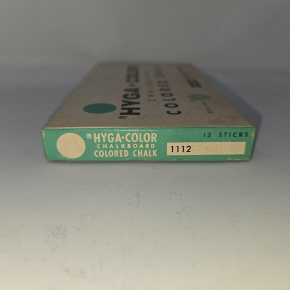 Hyga-Color Colored Chalk #1112 Chalkboard Eraseable Non-Toxic 12 Sticks - Picture 7 of 7